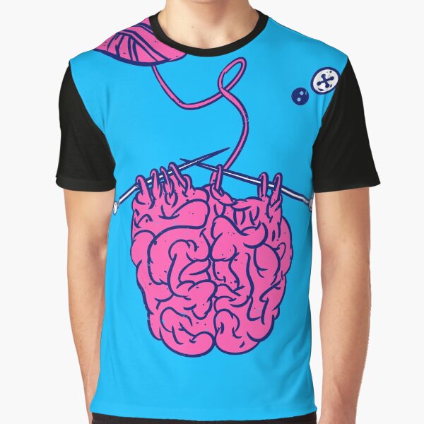 Knitting a brain Graphic T-Shirt