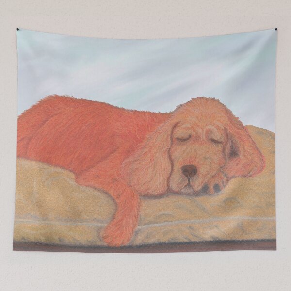 Item preview, SLEEPING BEAUTY COCKER designed and sold by BeritValk.