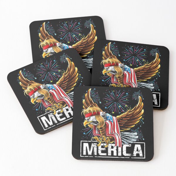 Item preview, Merica Bald Eagle Mullet 4th of July American Flag designed and sold by urielzxvdicks.