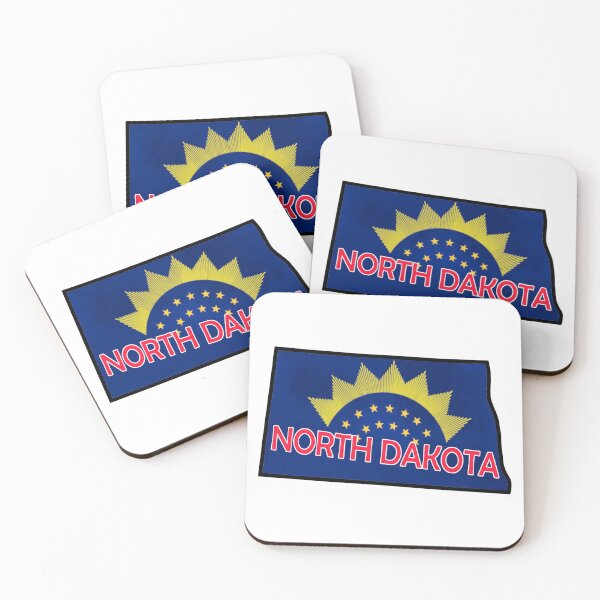 Item preview, North Dakota State Flag Style designed and sold by adropletofcolor.