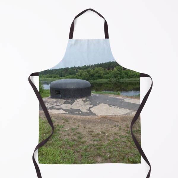 Item preview, Polish defense line on the Narew river (Nowogrod). Metal turret on a concrete bunker. Second world war. Summer sunny day. No people. designed and sold by Maurizio Fabbroni.