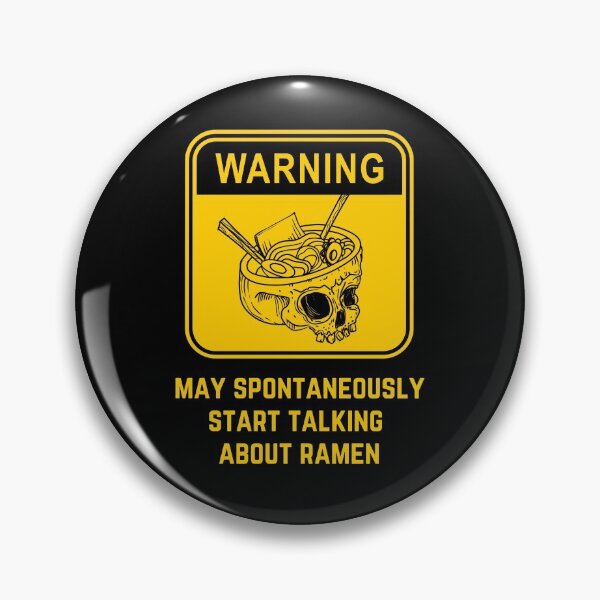 Item preview, Warning may spontaneously start talking about ramen. Think Ramen. Halloween Skull Skeleton Head with Ramen Design designed and sold by subtleday.