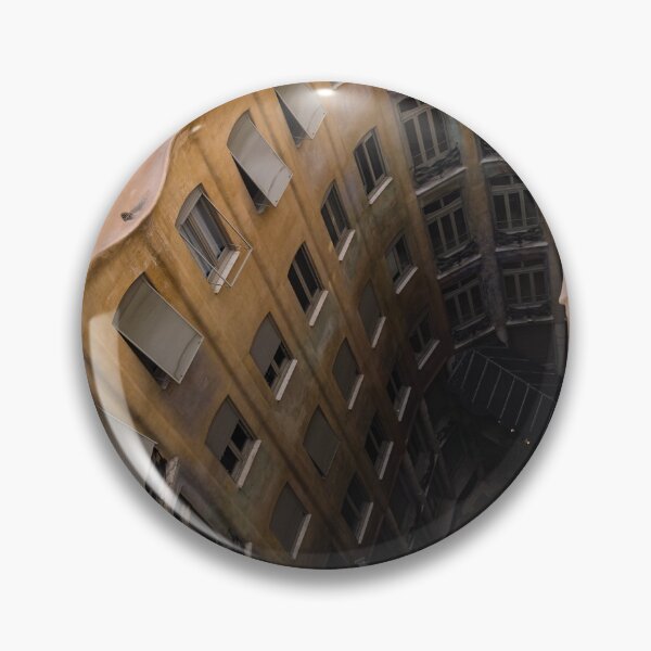 Item preview, The Lost Straw Hat - Antoni Gaudi La Pedrera Courtyard From Above - Vertical designed and sold by Georgia Mizuleva.