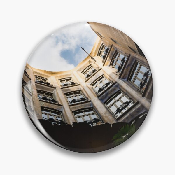 Item preview, A Courtyard Shaped Like a Hug - Antoni Gaudi La Pedrera or Casa Mila in Barcelona, Spain designed and sold by Georgia Mizuleva.