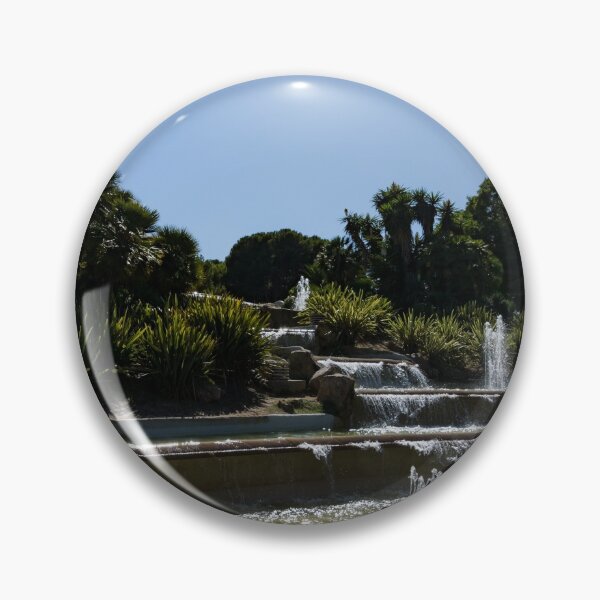 Item preview, Joyful, Sunny Splashes - Jardins del Mirador Fountains in Montjuic Park, Barcelona, Spain designed and sold by Georgia Mizuleva.