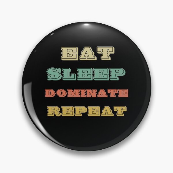 Item preview, Video Gamer Apparel - Distressed Eat Sleep Dominate Repeat  designed and sold by Rami Khalifah.