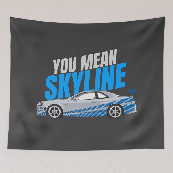 Item preview, You mean Skyline { fast and furious Paul walker's R34 GTR } designed and sold by MOTOSHIFT.