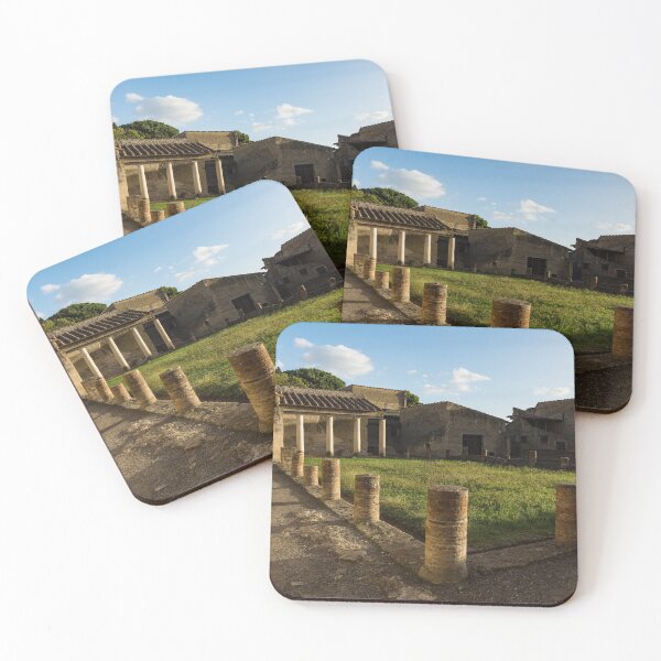 Item preview, Herculaneum Ruins - Quiet Long Shadows Courtyard designed and sold by Georgia Mizuleva.