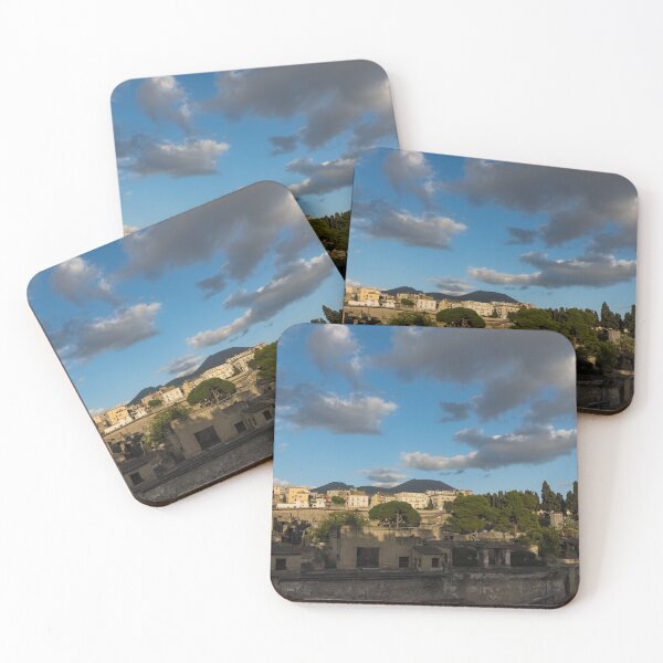 Item preview, Herculaneum - Dramatic Sky and Shadows Evoke the Ancient Volcano Eruption Disaster designed and sold by Georgia Mizuleva.
