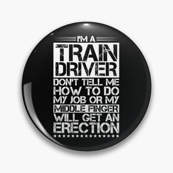 Item preview, Train Driver Railroad Engineer Locomotive Engineer designed and sold by Krautshirts.