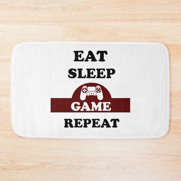 Item preview, Video Gamer Apparel - Distressed Eat Sleep Game Repeat  designed and sold by Rami Khalifah.