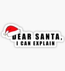 dear SANTA Sticker