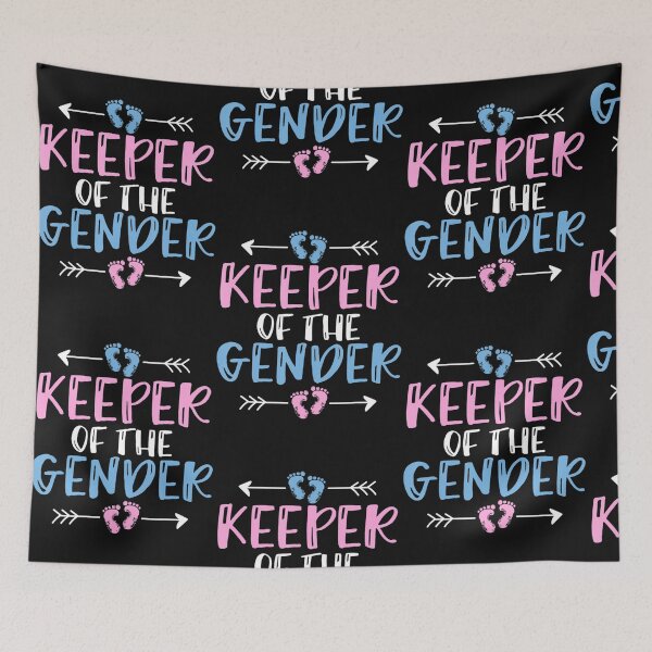 Item preview, Keeper Of The Gender   Cute Gender Reveal Baby Shower Design designed and sold by alifehcmc.