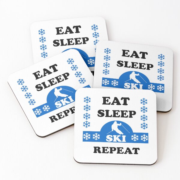 Item preview, Eat Sleep Ski Repeat designed and sold by Rami Khalifah.