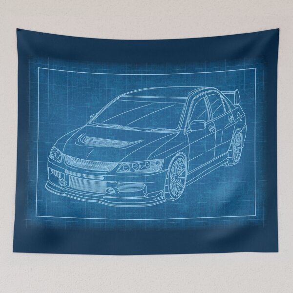 Item preview, Mitsubishi Lancer Evolution 8 Blueprint designed and sold by JDM Guyvit.