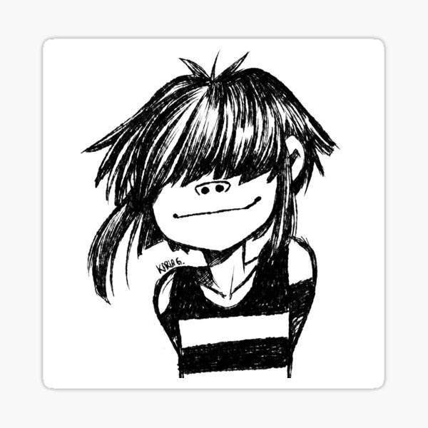 "Noodle" Sticker for Sale by KarlaGovea Redbubble