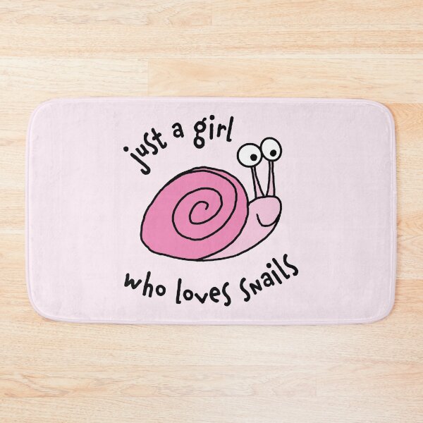Item preview, Just a girl who loves snails designed and sold by Eenig.