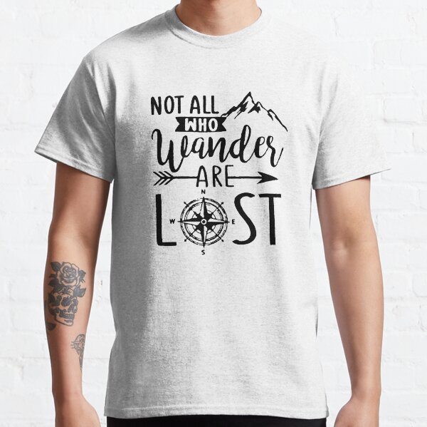 Vista previa del artículo con la obra «No todos los que vagan están perdidos, no todos los que vagan están perdidos, no todos los que vagan están perdidos, vagan, acampan, viajan.», diseñado y vendido por KarenDesign08.