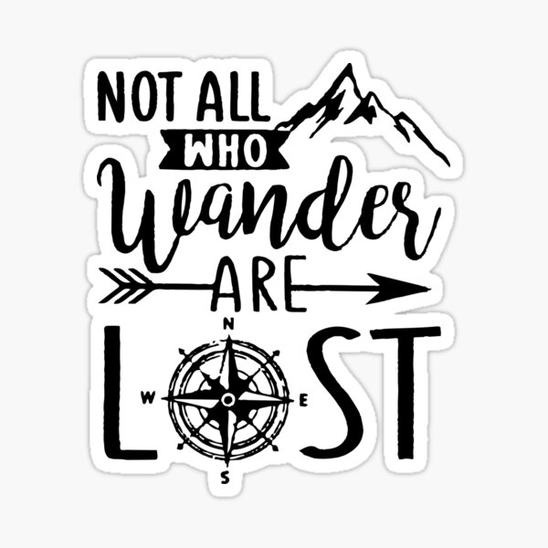 Not All Who Wander Are Lost - Wood Bookmark