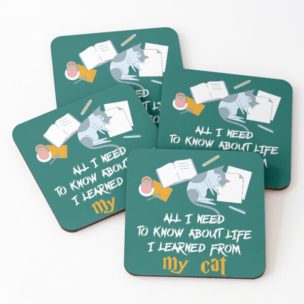 Item preview, all i need to know about life i learned from my cat designed and sold by YACINE-MALIKI.