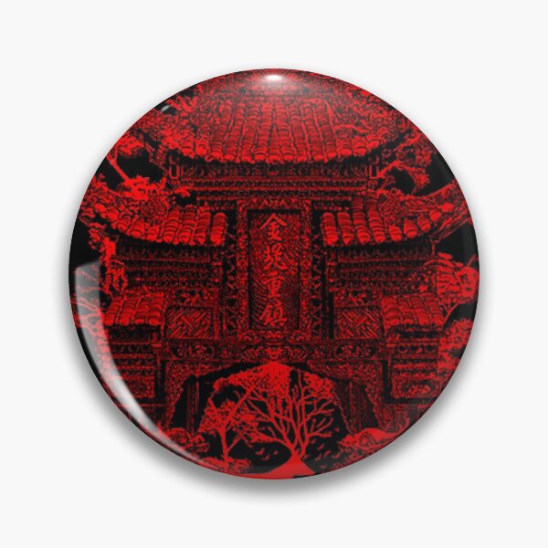 Item preview, Japanese red temple gate designed and sold by DeimosArt.