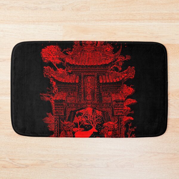 Item preview, Japanese red temple gate designed and sold by DeimosArt.