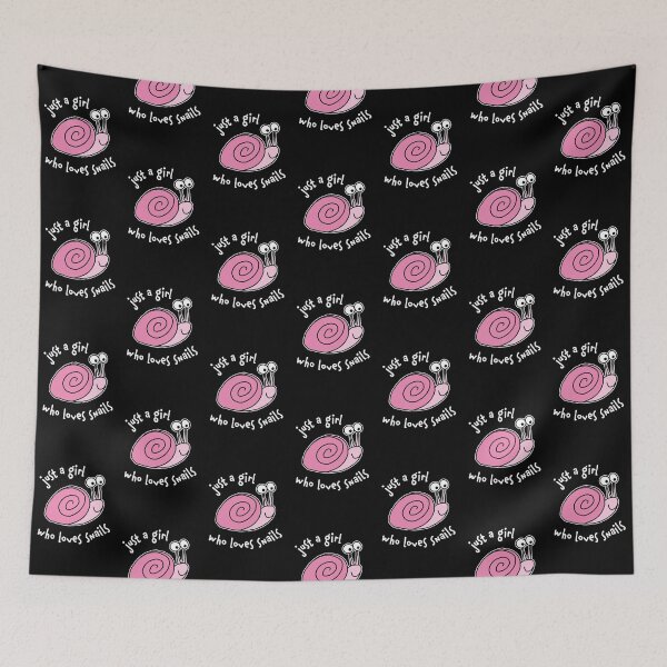 Item preview, Just a girl who loves snails designed and sold by Eenig.