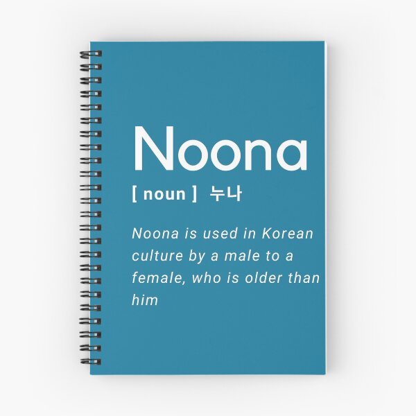 Item preview, Noona Definition Korean Kulture | Hangul designed and sold by Kdramaspot.