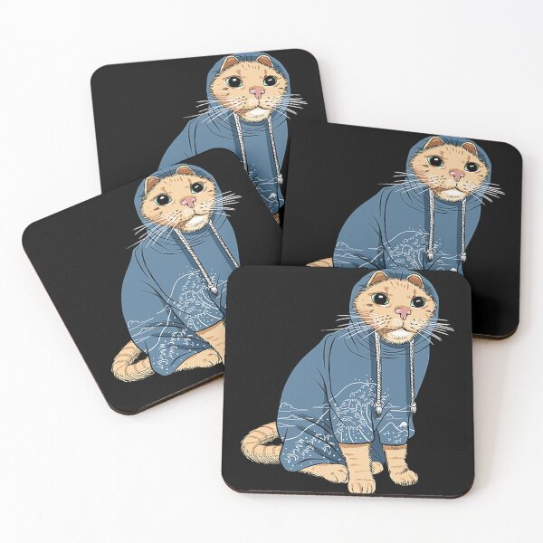Item preview, Cat with tracksuit designed and sold by DeimosArt.