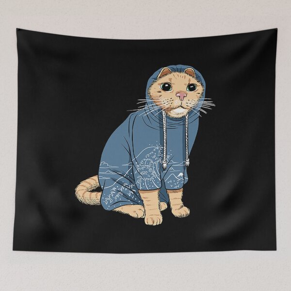 Item preview, Cat with tracksuit designed and sold by DeimosArt.