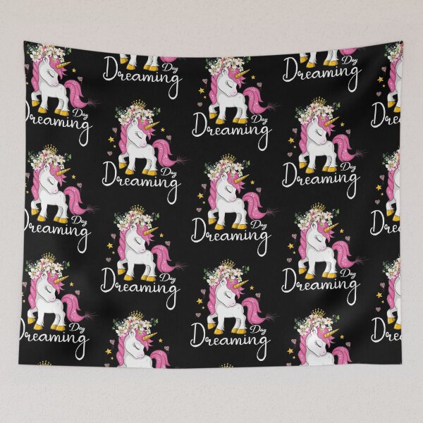 Item preview, Unicorn day dreaming -- Dreaming small cute princess designed and sold by glitchman2.