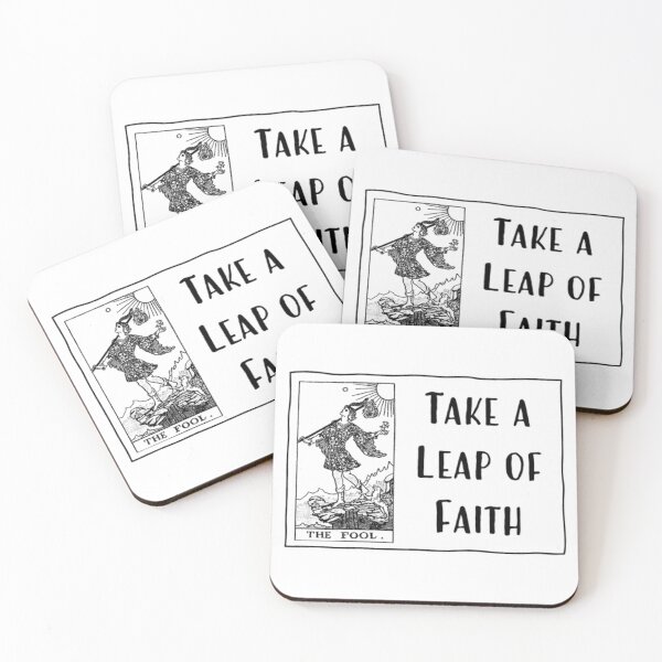 Artikelvorschau, Der Narr - Machen Sie einen Glaubenssprung entworfen und verkauft von Prints4Pagans.