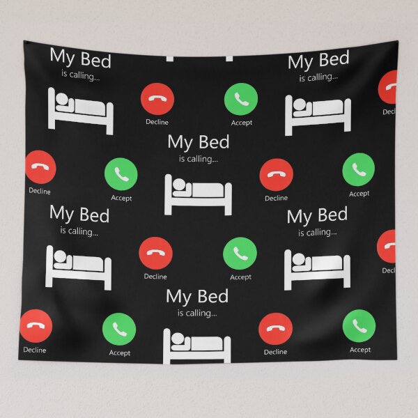 Item preview, My Bed Is Calling Phone Screen designed and sold by alifehcmc.