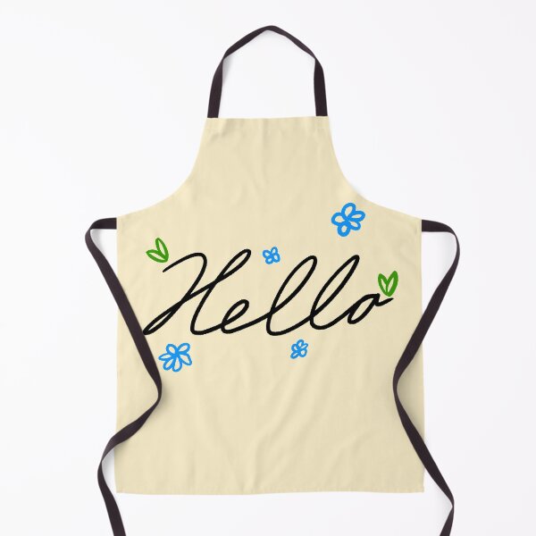 Item preview, Caligraphy, Hello with Flowers designed and sold by Moodymars.