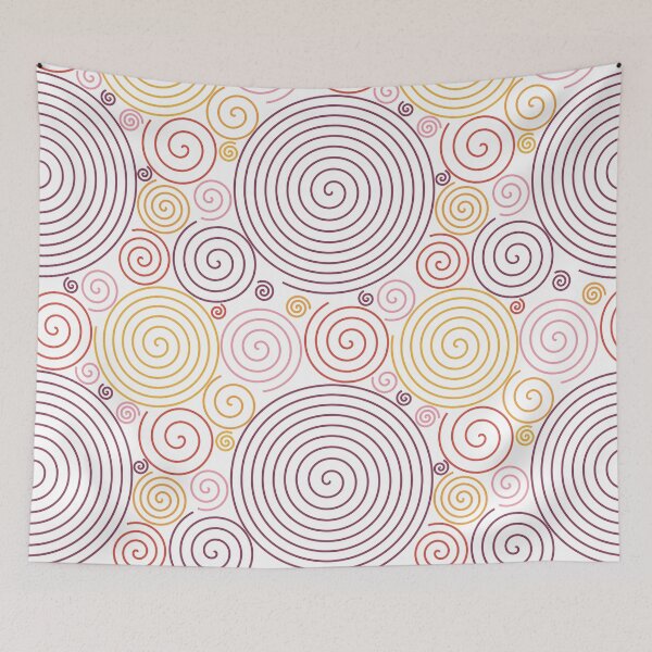 Item preview, Spirals Flower Pattern designed and sold by Wham-Bam.