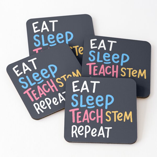 Item preview, Eat Sleep Teach Stem designed and sold by Bricke.