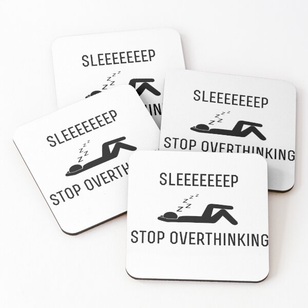 Item preview, Sleep and stop overthinking design designed and sold by MoEndomey.