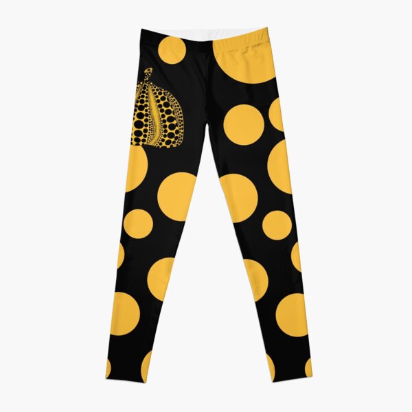 Yellow dots Yayoi Kusama inspired Leggings
