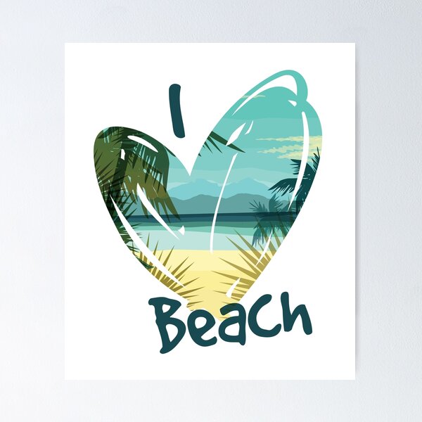 Item preview, I Love Beach designed and sold by MandarenaMerch.