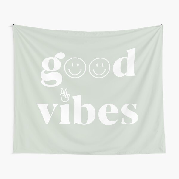 Smiley Face Pastel Art Dorm Room Tapestry