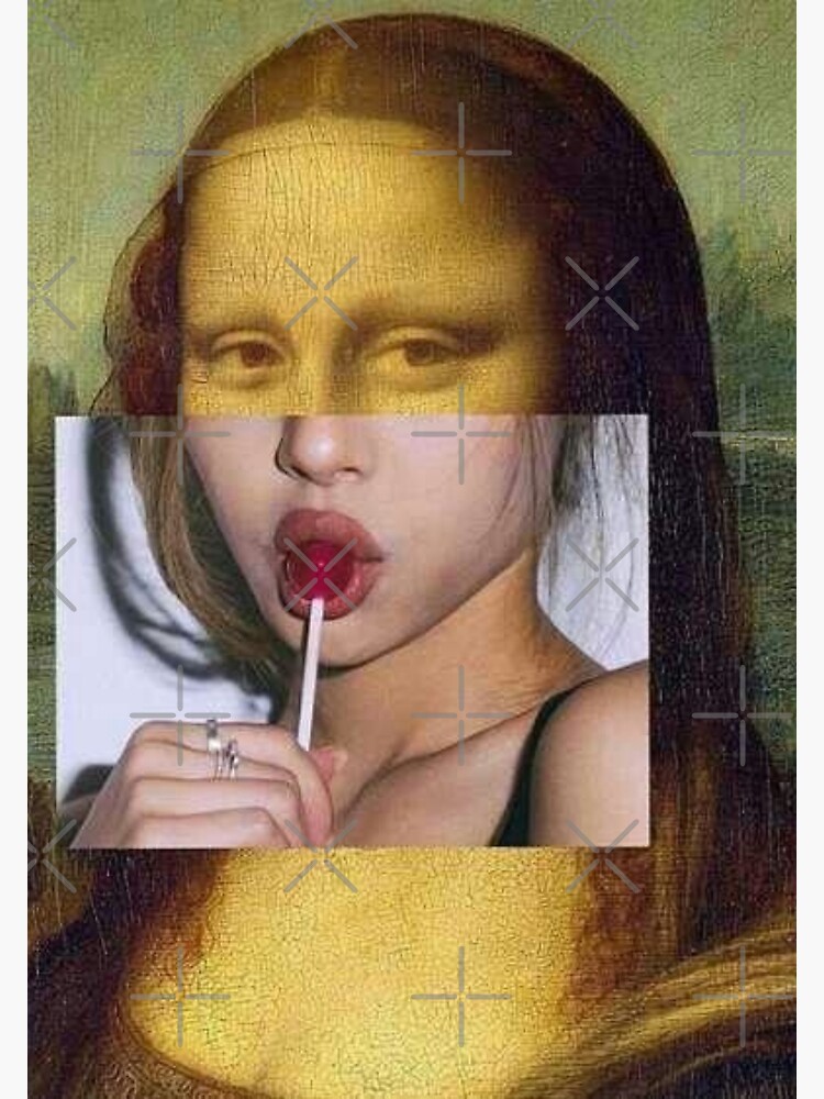 MODERN MONA LISA Poster for Sale by JINNAEM Redbubble