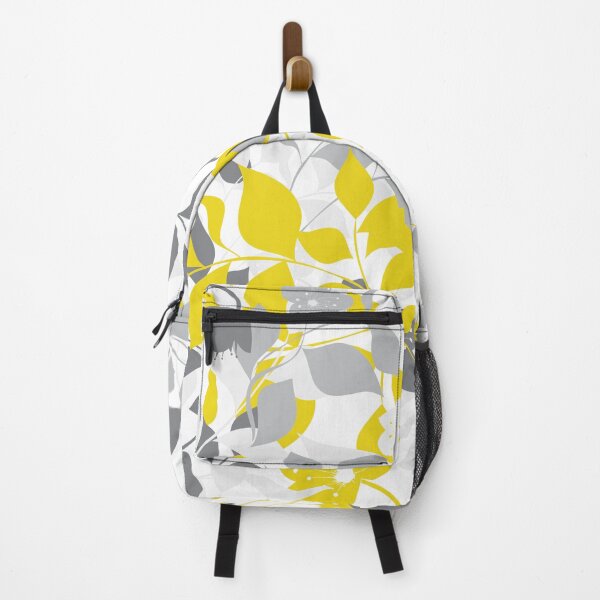 Item preview, Yellow and gray botanical floral pattern designed and sold by BLMcreations.