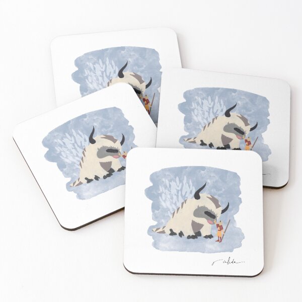 Item preview, Aang & Appa Watercolour designed and sold by mietoki.