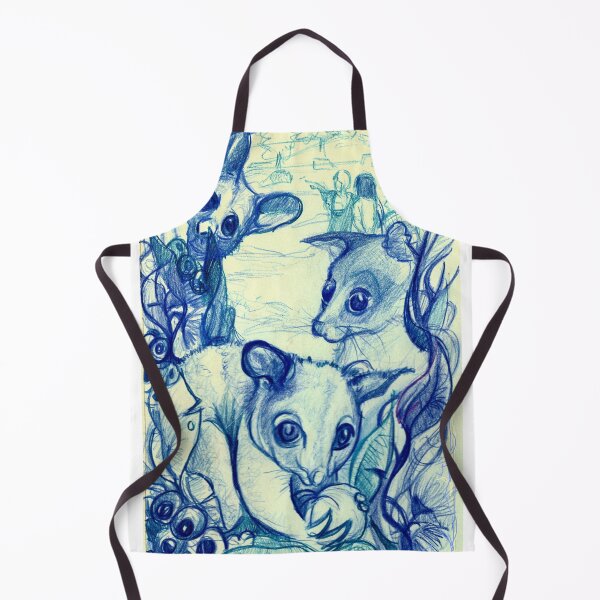Item preview, brushtail possum (Trichosurus vulpecula) - blue, designed and sold by Julie Fearns-Pheasant.