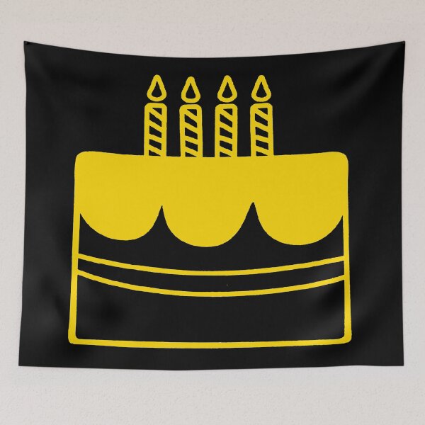 Item preview, in yellow 4th Birthday, 4th Birthday, four year old, Gift for Girls and Boys, Fourth Birthday designed and sold by donnalitkuhau.