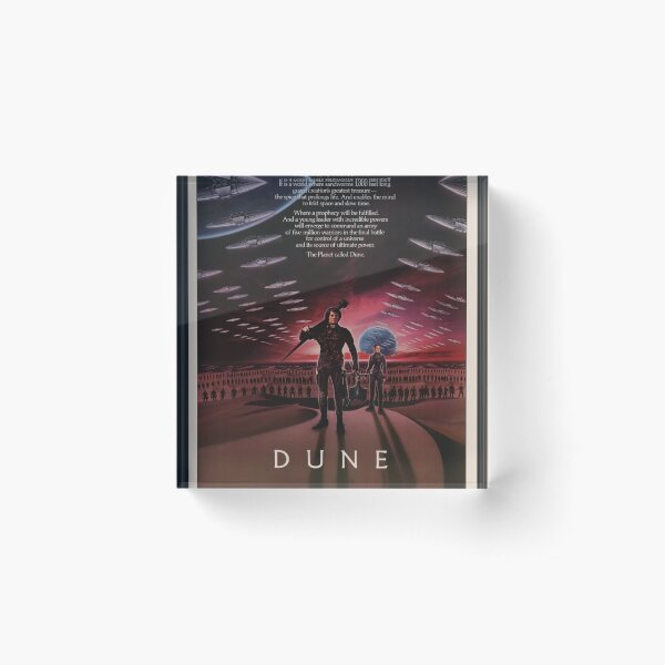 Dune Fan Art Poster Acrylic Block