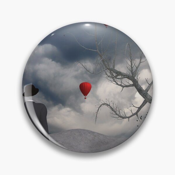 Item preview, Man Silhouette Hot Air Balloon designed and sold by FreedomUniverse.