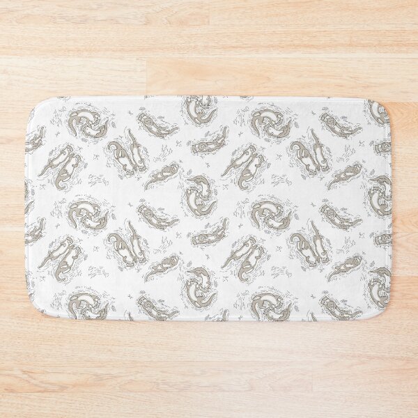 Item preview, Sea Otter Pattern, Sea Otter Seamless Pattern, Sea Otter designed and sold by graphic-genie.