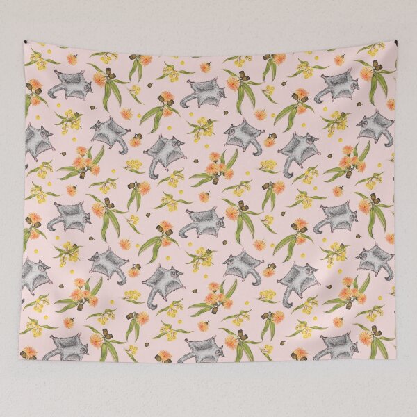 Item preview, Baby Sugar Gliders Chasing Blossoms  designed and sold by Kelly  Thompson.
