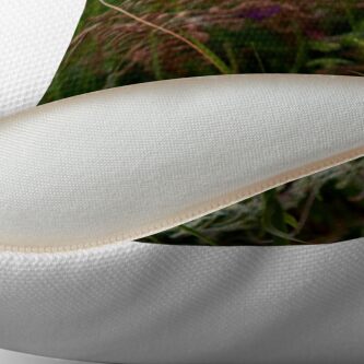 Alternate view of Irish White Orchid, Inishmore Throw Pillow